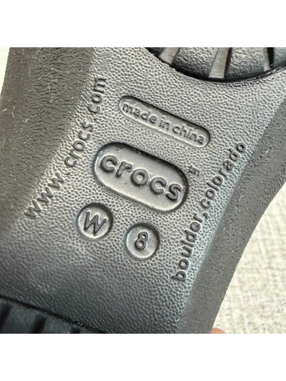 Crocs Shoes Womens Sz 8 Black Nanook Fuzz Collection Lined Ballet Flats Loafers